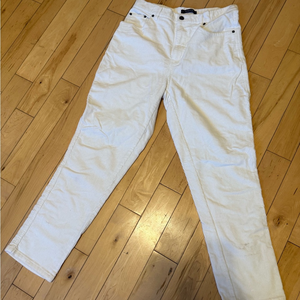 Bill Blass white Corduroy Jeans